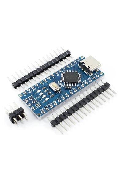 Arduino Nano 3.0 Type C Atmega328 Ch340 Açık Kaynak Kod Yazılım Geliştirme Eğitim Kartı - Resim 4