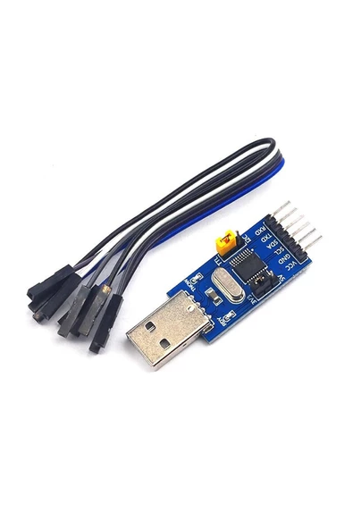 CH341T Usb to Ttl IIc Uart Çevirici Modül I2c Seri Port Haberleşme Adaptör Isp Arduino - Resim 6