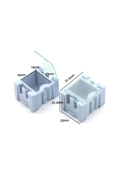 Smd Malzeme Kutusu Mavi Smt Komponent Direnç Led Saklama Kutusu - Resim 6