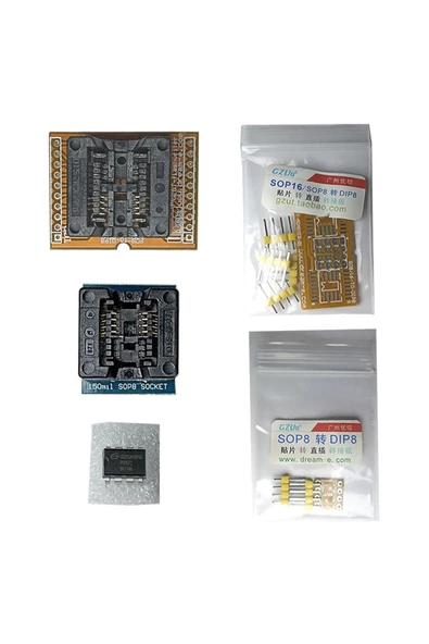 Gzut Dream Pro 3 Eeprom Programlayıcı Ve Adaptörler Anakart Eeprom Bıos Flash 24 93 25 Kopyalayıcı - Resim 8