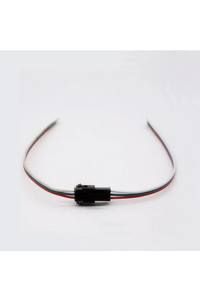 3 Pin JST SM 10cm Kablo Çifti Erkek Dişi Bağlantı Soketi LED Konnektör Şerid Led RGBWS2812B WS2811 - Resim 5