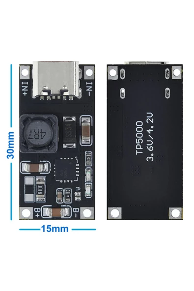 Tp5000 1a 3.6v Lipo Lifepo4 Pil Şarj Modülü 1s 4.2v Lityum Li-ion Batarya Akü Mp3 Mp4 Tablet Pda - Resim 4