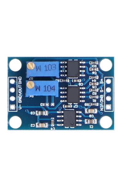 Ad620 Micro Voltaj Sinyal Kuvvetlenirici Modül DC 12V Mikro Küçük Gerilim Ölçme Kartı Enst.Yükselti - Resim 6