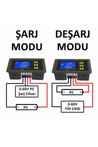 Xy-cd60 Pil Aşırı Şarj Deşarj Kontrol Modülü Lityum Lipo Batarya Kurşun Asit Akü Koryucu - Resim 8