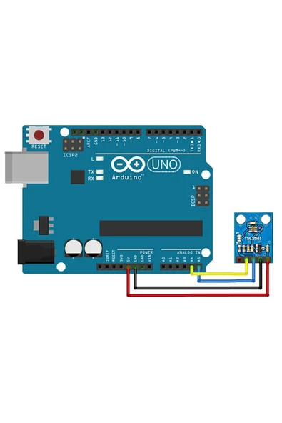 GY-2561 TSL2561 Kızılötesi ve Görünür Işık Sensör Modülü Infrared Ir 40000 Lümen Parlaklık Algılayı - Resim 8