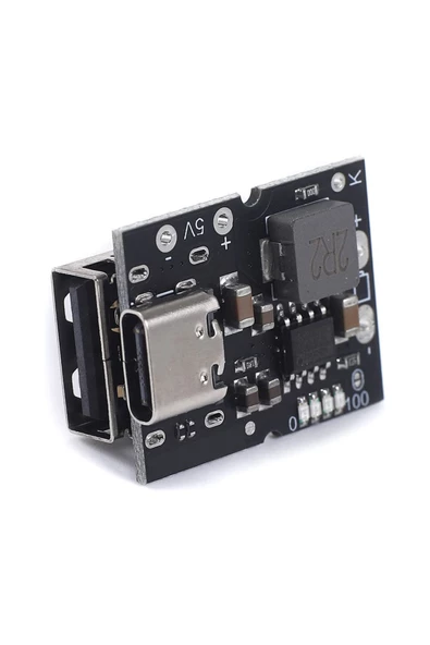 5v 2a Usb Çıkış Powerbank Devresi Type C Usb Giriş Lityum Lion 18650 Pil Şarj Koruma Mobil - Resim 4