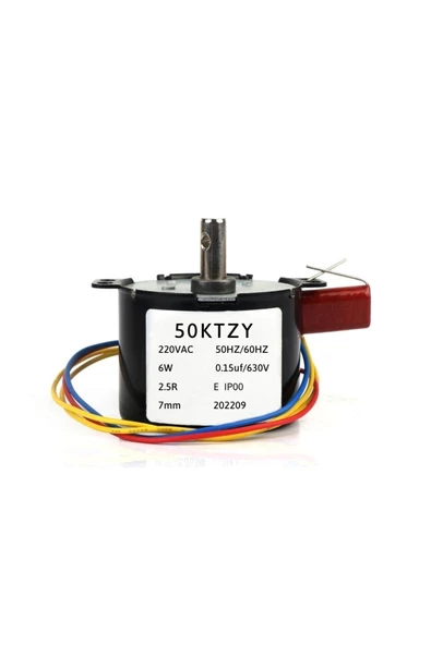 50ktyz 2.5rpm Ac Motor Kuluçka Viyol Çevirme 220v Senkron Metal Dişli