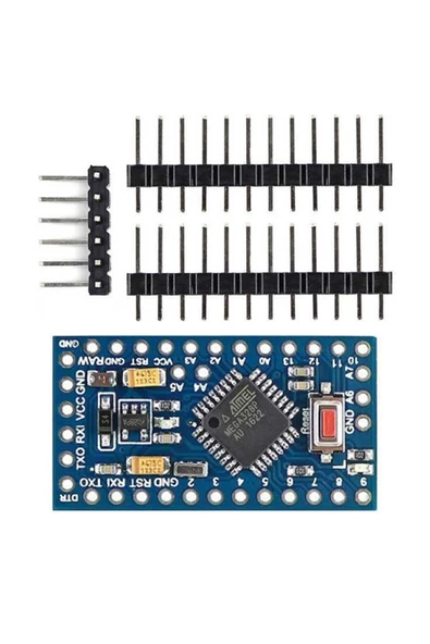 Arduino Pro Mini Atmega328a 5v 16mhz Açık Kaynak Kodlu Yazılım Geliştirme Kartı Microchip Eğitim - Resim 3