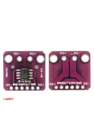 GY-471 3A Akım Sensör Modülü MAX471 Çift Yönlü Ölçme Telefon Taşınabilir Cihaz Pil Batarya Kapasite - Resim 2