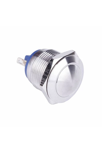 16mm Metal Panel Montaj Yuvarlak Kafa Push Buton No Dc 6a 12v Ac 3a 250v Ip67 Su Geçirmez - Resim 2