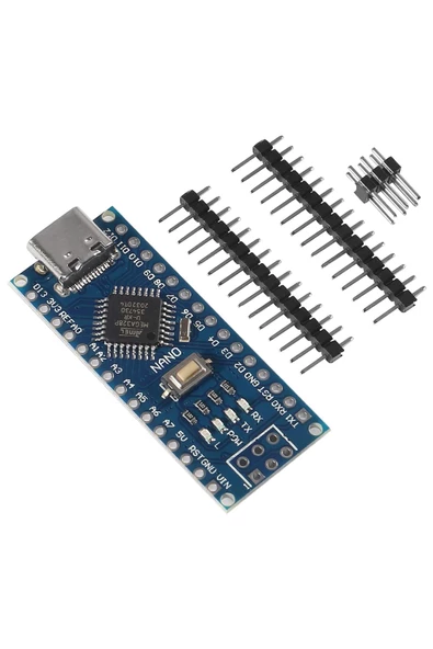 Arduino Nano 3.0 Type C Atmega328 Ch340 Açık Kaynak Kod Yazılım Geliştirme Eğitim Kartı - Resim 5