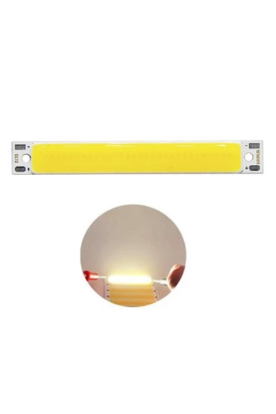 3w 60x8mm Sıcak Beyaz Şerit Led Modül Gün Işığı Aluminyum Pcb Cob Şerit Led Lamba Aydınlatma Işık