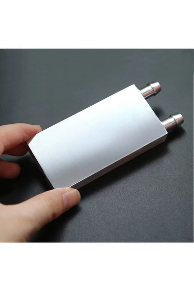 4x8cm Sıvı Su Soğutucu Aluminyum Blok Bilgisayar Cpu Grafik Gpu Anakart Xbox Lazer Kafa Soğutma - Resim 2