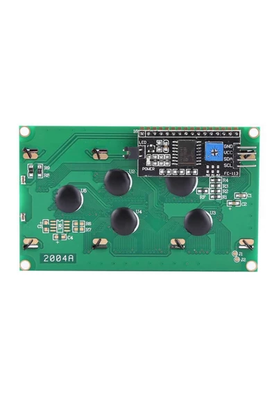 Iıc Seri Kartlı 4x20 Karakter Mavi Lcd Modül 2004a 20x4 20 X 4 - Resim 8