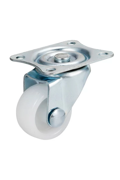 Plastik Sarhoş Teker 10kg Rulmanlı 360 Derece Döner Tekerlek Dıy Araç - Resim 3