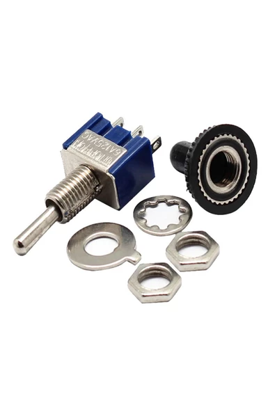 Mts-103 Mini Toggle Anahtar 3a 250v On / Off / On 3 Pin 3 Pozisyon Uyumlu - Resim 5