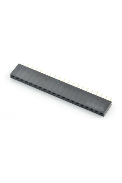 20 Pin Tek Sıra Dişi Header 180 Derece 1x20 Pin 2.54mm Soket Konnektör Breadboard Pcb Devre Bağlantı - Resim 2