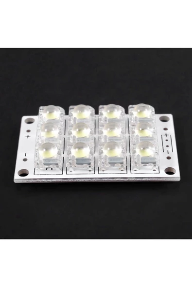DC 3V 5V 1W Beyaz Led Board Modül 12 Adet Led Masa Gece Lambası Mobil Aydınlatma Hw-5v-12Led - Resim 3
