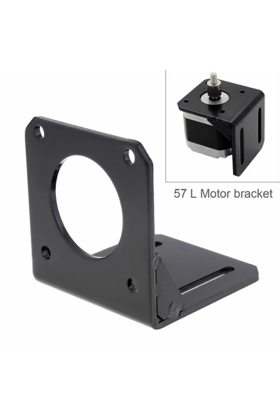 Nema 23 Nema 57 Step Motor L Tip Metal Montaj Parçası Braket Metal Taban Tutucu Montaj - Resim 7