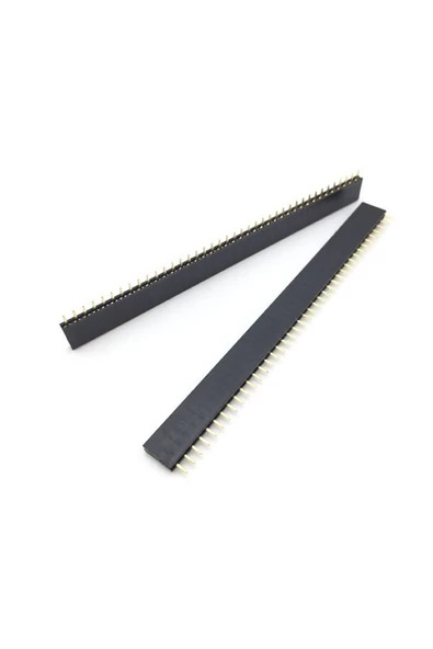4 Adet 1x40 Pin Dişi Header Tek Sıra 2.54mm 180 Derece Kesilebilir Bölünebilir - Resim 6