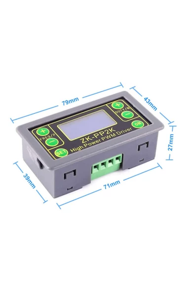 Panel Kutulu Zk-pp2k Kare Dalga Sinyal Jeneratörü Çift Modlu 1 Kanal 1hz-150khz Pwm Pulse Fre. - Resim 4