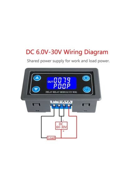 Xy-wj01 Dc12v Led Dijital Zamanlayıcı Röle Modül - Resim 7