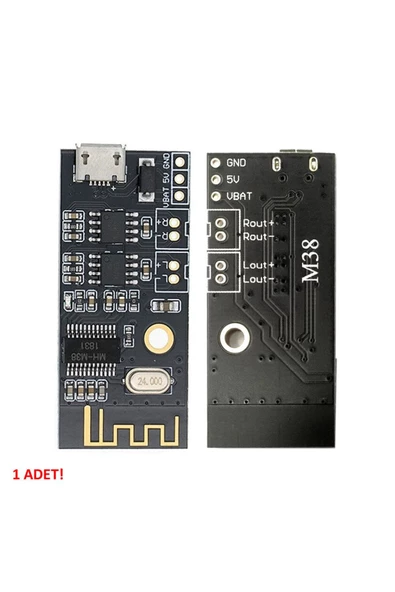 Mh-m38 Bluetooth 4.2 Mp3 Ses Modülü 2 Kanal 5watt Anfi Kuvvetlendirici Kablosuz Ses Kartı - Resim 3