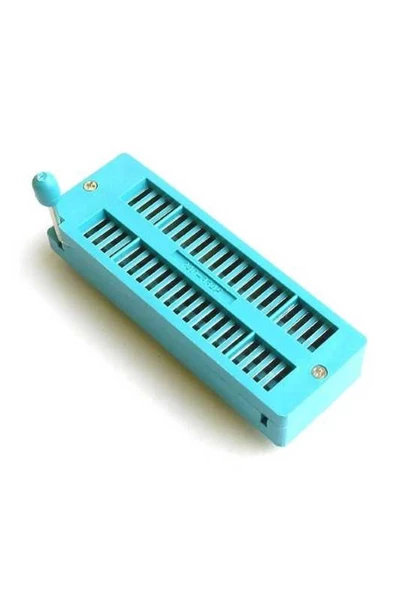 40 Pin Zif Soket Mandallı Kolay Entegre Montaj Aparatı Geliştirme Kartı Altın Kaplama 2.54mm DIP ZIF - 2