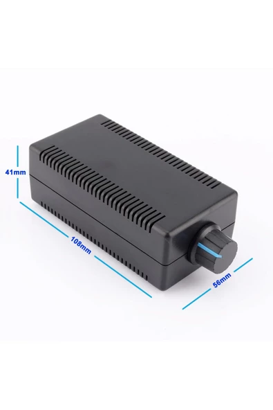 40A 50V DC Motor Sürücü Kutulu Hız Kontrol Devresi 0/100% Pot Kontrollü Pwm Ayarlanabilir Voltaj - Resim 8