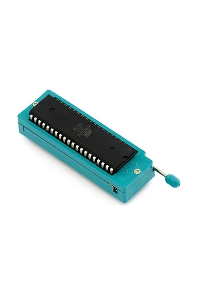 40 Pin Zif Soket Mandallı Kolay Entegre Montaj Aparatı Geliştirme Kartı Altın Kaplama 2.54mm DIP ZIF - 6