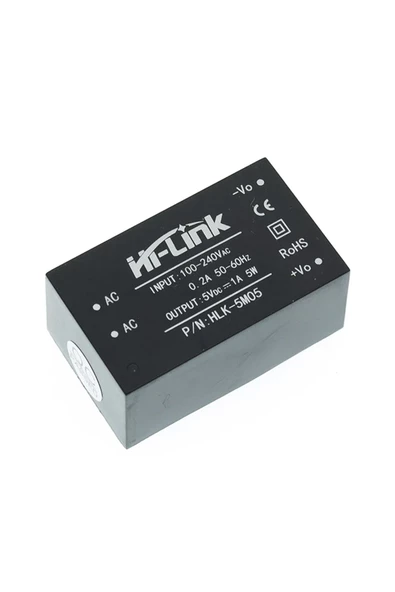 HLK-5M05 5V 1A 5W AC DC 220V to 5V Voltaj Düşürücü Modül İzole Elektronik Devre Güç Kaynağı Smps - Resim 2