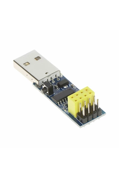 Esp-01 Ch340 Usb Bağlantı Adaptörü Uyumlu Reset Butonlu Esp01 Esp8266 Esp-01s Wifi Modül Ayar - Resim 7