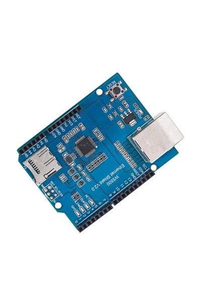 Arduino Ethernet Shield Wiznet W5500 3.3V SPI TCP/IP UDP Network Ağ Lan Haberleşme İnternet Iot - Resim 7