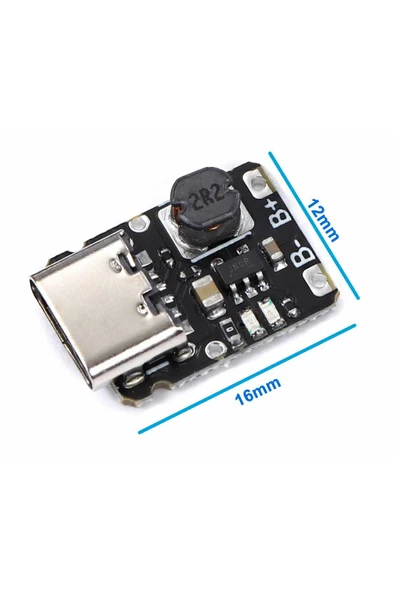 TP4057 Type C Pil Şarj Deşarj Modülü Mini Powerbank Devresi 3.7V Lityum Lion 18650 Batarya - 3