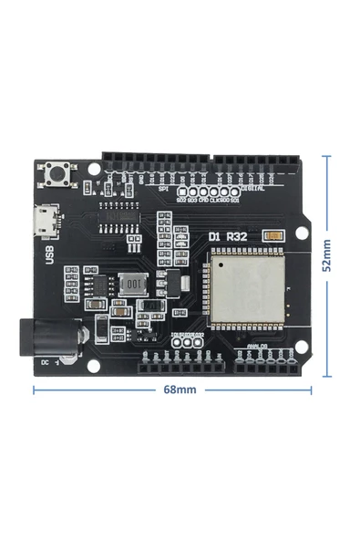 Esp32 Wifi Bluetooth R32 Kit Geliştirme Kartı Kablosuz Internet Haberleşme Iot Ch340 - 2