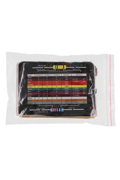 600 Parça Direnç Seti - 0.25w 30 Farklı Dirençten 20şer Adet - Resim 2