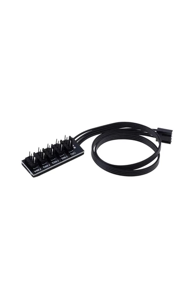 40cm 5li Fan Port Çoğaltıcı Kart Cpu Soğutucu Güç Hub Uzatma - 3