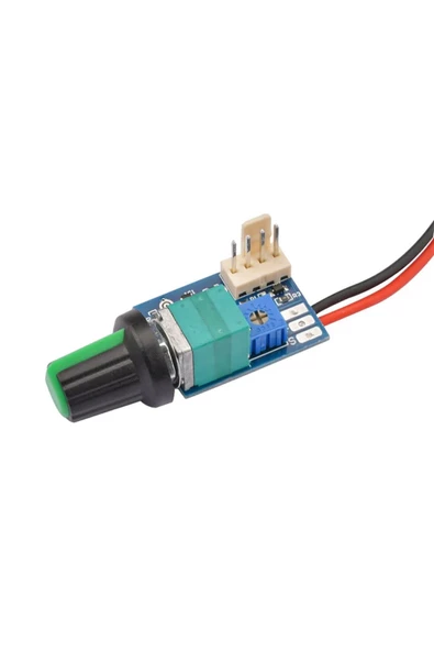 DC 12V PWM Fan Hız Kontrol Devresi Zfc4-1km Ayar Potlu Anahtarlı Pc Cpu - 3