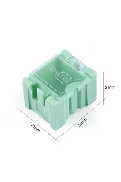 Smd Malzeme Kutusu Yeşil Smt Komponent Direnç Led Saklama Kutusu - Resim 5