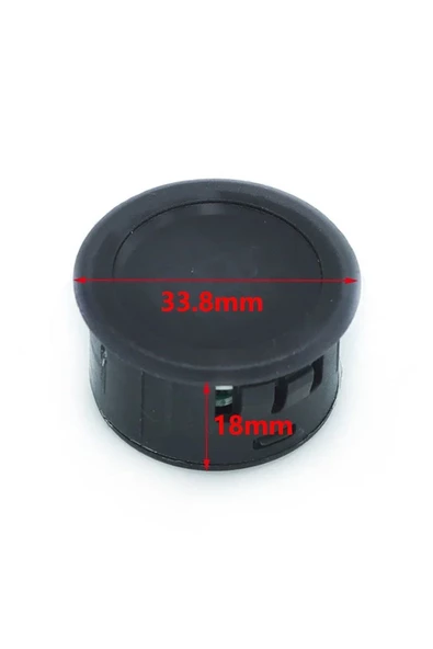 4-100V Dc Voltmetre Yuvarlak Panel Tip Montajlanabilir Dijital Kırmızı Renk Led Gösterge Ekran - Resim 5