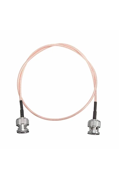 50cm Rg316 Bnc Erkek Erkek Kablo 50ohm Koaksiyel Uzatma Bağlantı Osiloskop Labaratuar - Resim 2