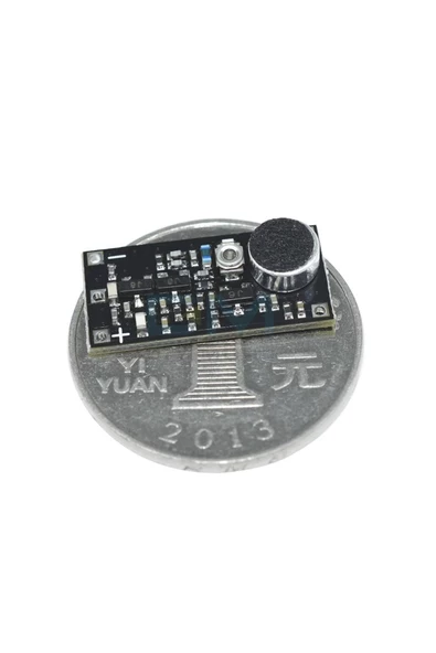 Mikrofonlu Fm Radyo Verici Modül 88-115mhz Mini Kablosuz Ses Aktarım Kartı 100 Metre Dc 2v/9v - Resim 2