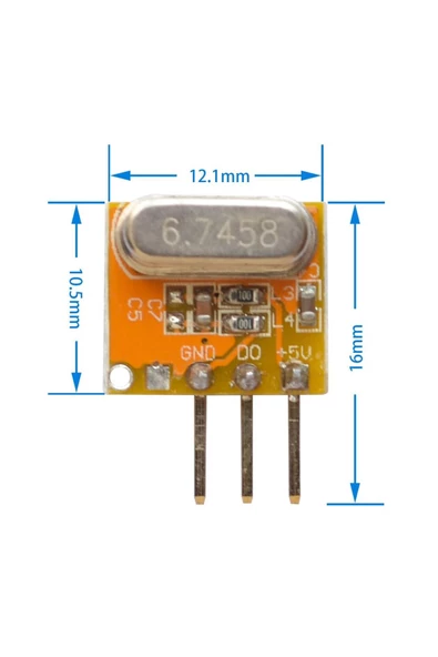 Süperheterodin 433mhz Rxb14 Rf Alıcı Modül Kablosuz Haberleşme Kumanda Oyuncak Rc Araba Kapı Alarm