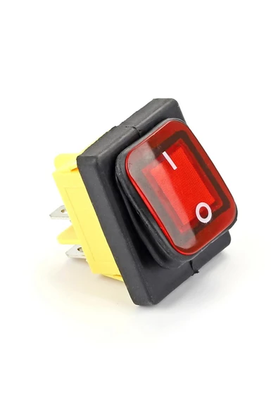 30a 250v On-off Anahtar Yüksek Akım Kcd4 4 Pin Buton Ip67 Su Geçirmez Led Işıklı Rocker Switch - 6