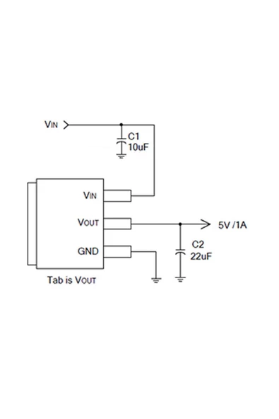 Diodes Ap1117e50g 5v 1a Voltaj Düşürücü Ldo Regülatör Güç Kaynağı 1a Low Dropout Smd Sot223 - Resim 4
