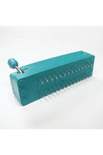 28 Pin Zif Soket Mandallı Kolay Entegre Montaj Aparatı Geliştirme Kartı Altın Kaplama 2.54mm DIP ZIF - Resim 8