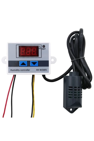 XH-W3005 DC 12V Dijital Nem Kontrol Cihazı 120W Güç Kuluçka Depo Oda Sera Havalandırma İklimlendirme - Resim 5