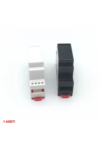 Ray Tip Siyah Plastik Kutu 24 X 59 X 88mm Elektronik Devre Proje Prototip Sigorta Röle Otomasyon - Resim 8