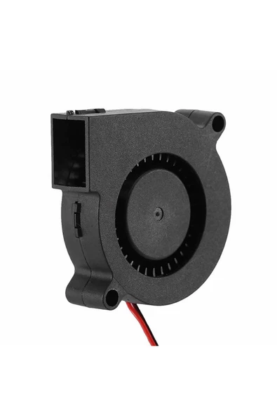 5015 12V DC Salyangoz Fan 2 Pin 3D Yazıcı Soğutma Fanı Santirfüj Havalandırma Klima Türbin Kuluçka - Resim 6
