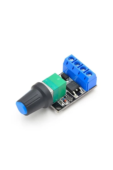5v / 16v 10a Mini Dc Motor Sürücü Hız Kontrol Devresi 0-100% Pot Kontrollü Pwm Açma Kapama - Resim 5